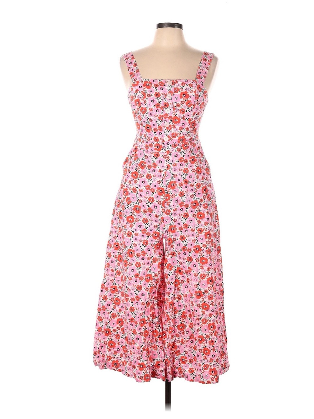 Yumi Kim Pink Floral Wide-Leg Jumpsuit